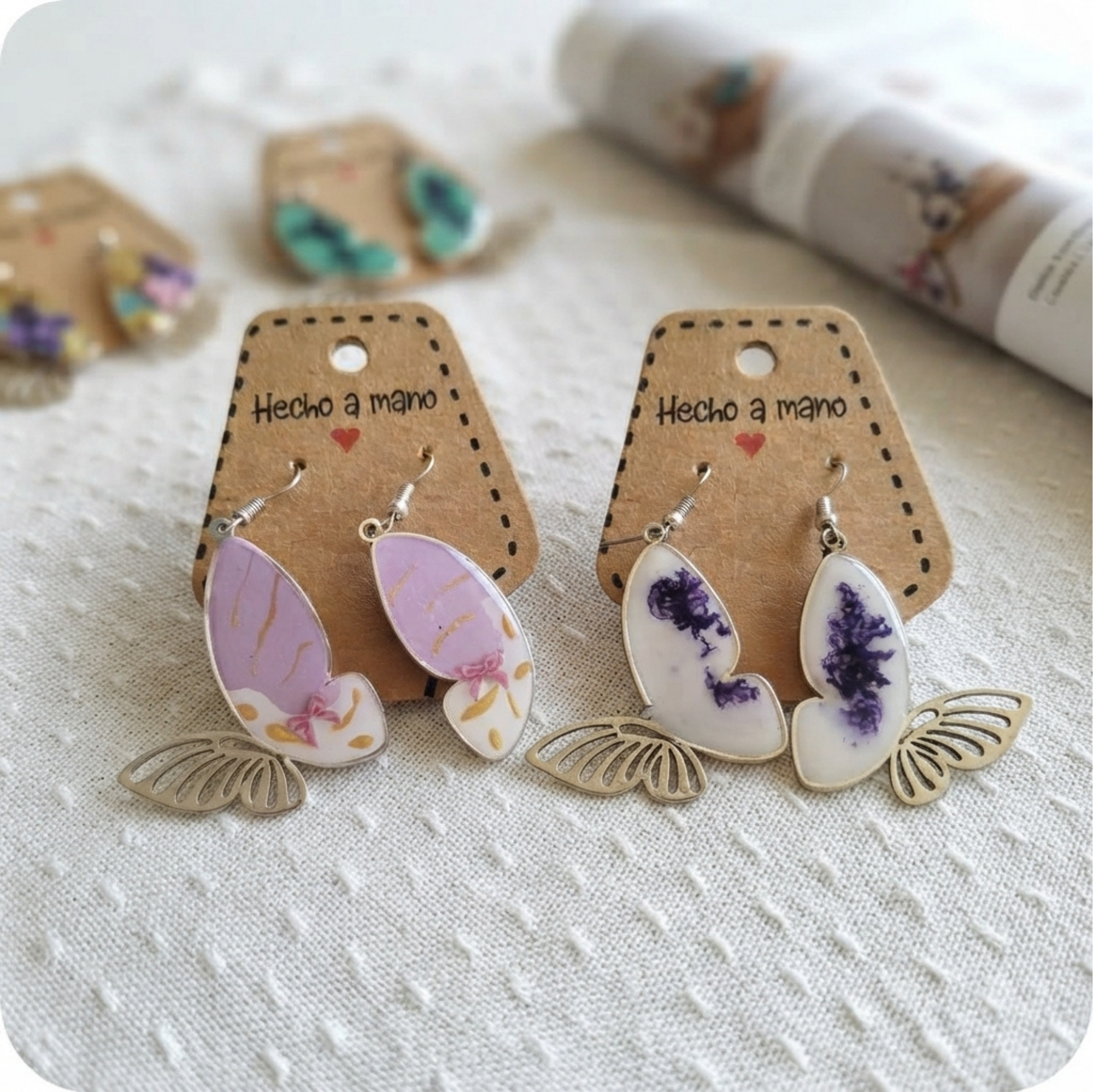 Aretes mariposa